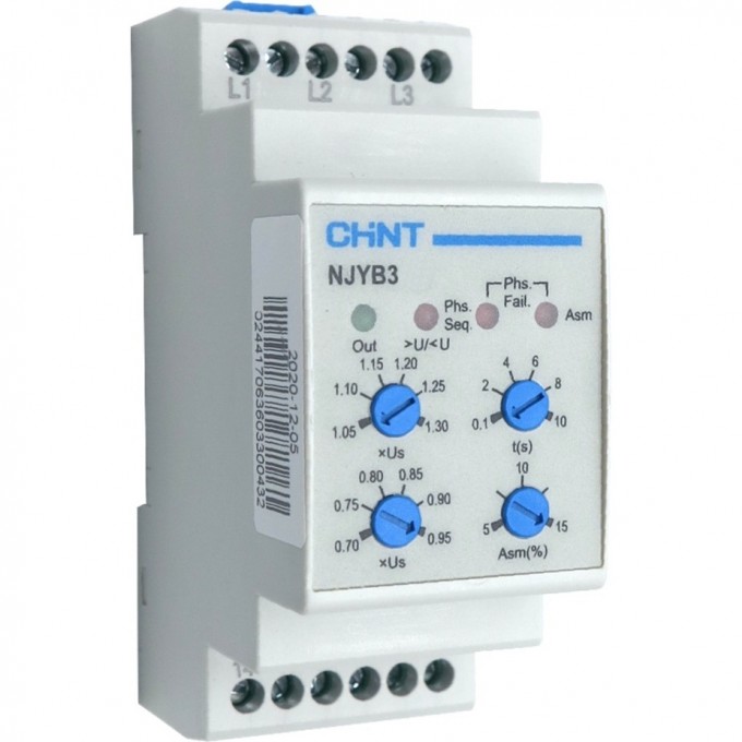 Контроль фаз сети. Реле контроля фаз CHINT xj3-d. Реле контроля фаз njyb3-8 ac380v. Реле контроля фаз xj3-d ac380v CHINT. Реле контроля фаз njyb3-8 AC 380в CHINT 636033.